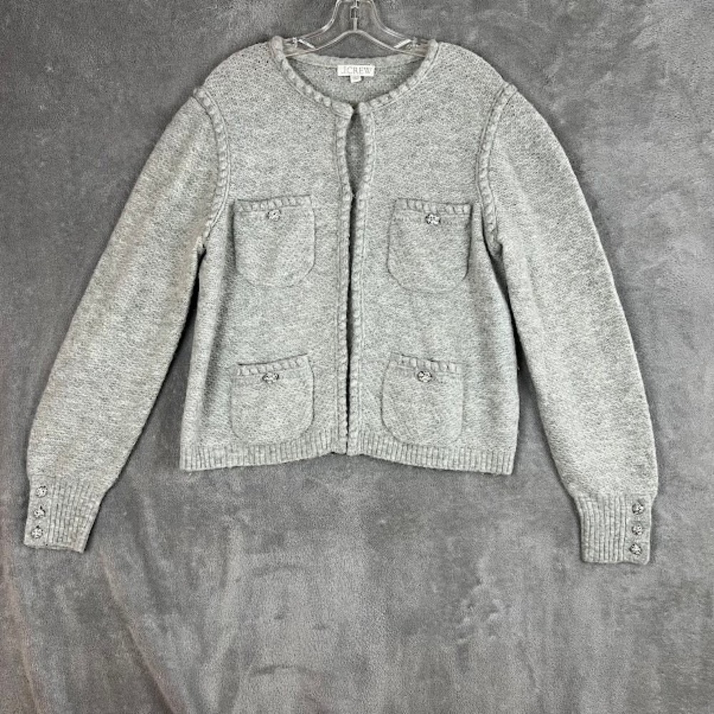 J Crew Odette Sweater Lady Jacket Womens S Alpaca Merino Classic Sophisticated
